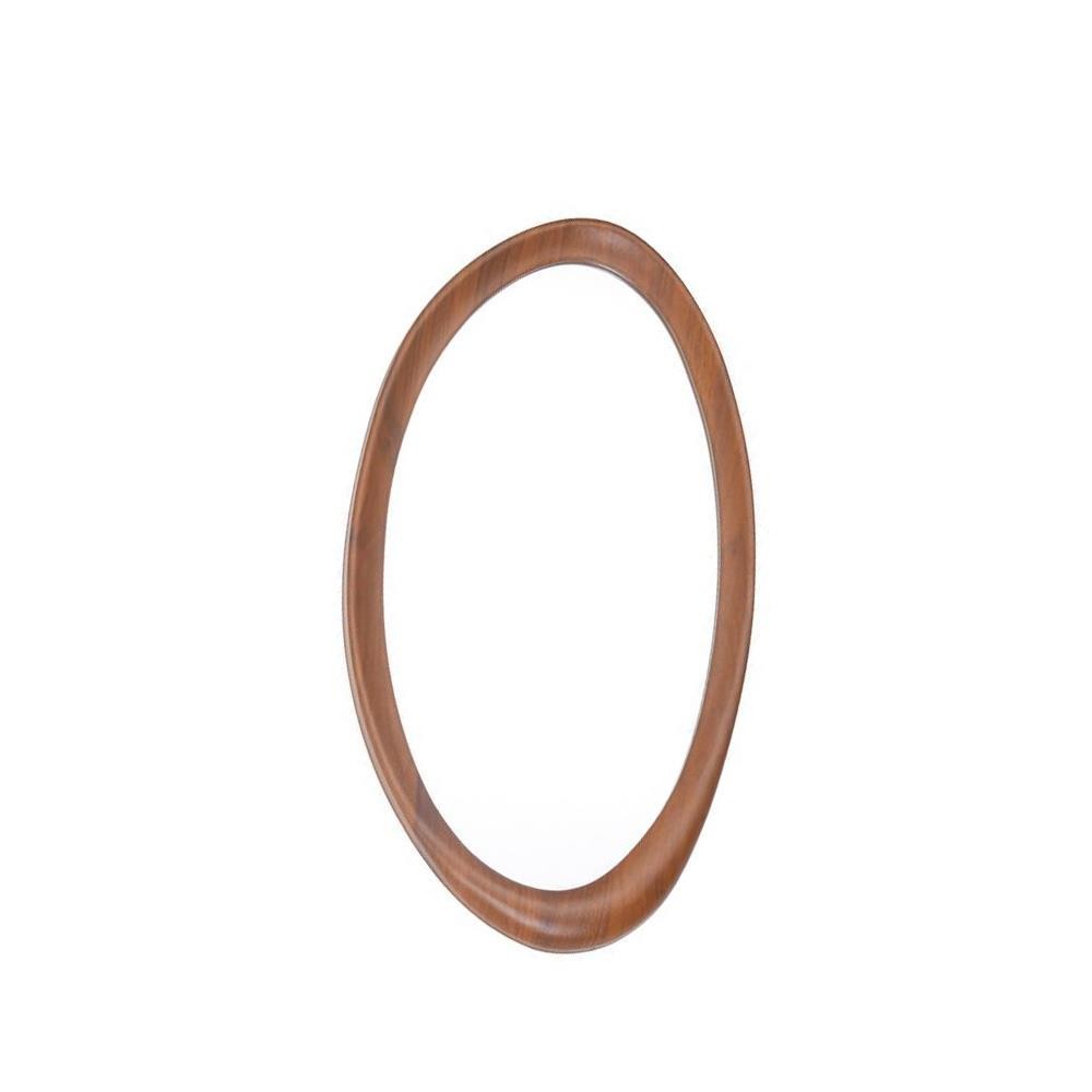 Καθρέφτης επιτοίχιος Nextdeco 81x45εκ. πλαίσιο MDF - PVC σκούρο χρώμα