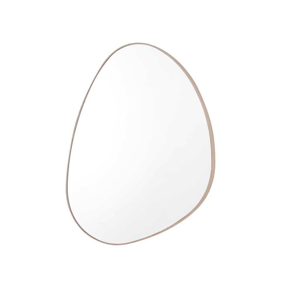 Καθρέφτης επιτοίχιος Nextdeco 80x60εκ πλαίσιο MDF φυσικό χρώμα