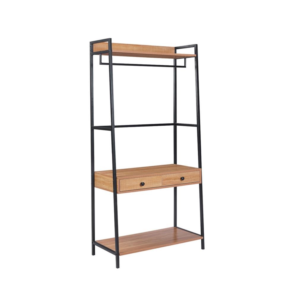 Κρεμάστρα ρούχων Nextdeco Υ169x84x40εκ δύο συρτάρια.