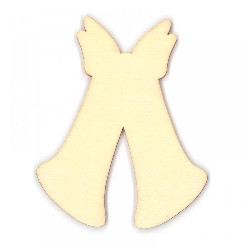 Kαμπάνα ξύλινη 8x6,5x0,3εκ.