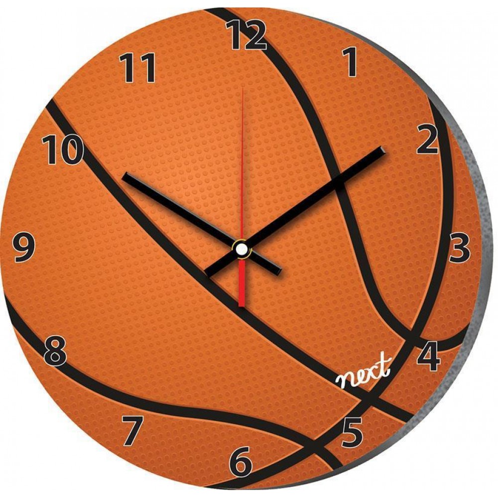 Νext ρολόι Ø31εκ. "μπάλα μπάσκετ"