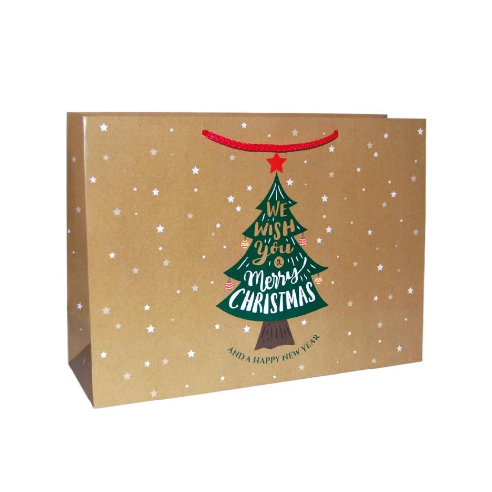 Next χάρτινη τσάντα Christmas tree Υ26x36x12εκ.