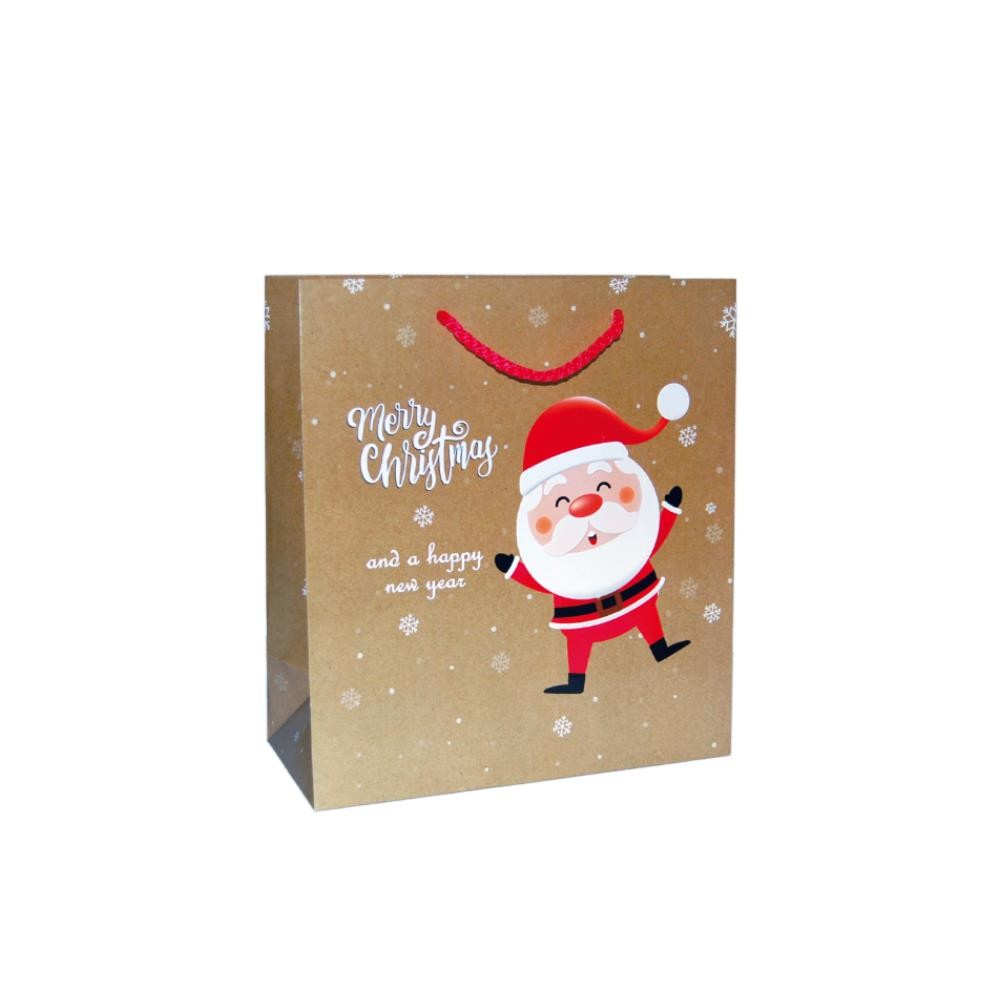 Next χάρτινη τσάντα Santa Claus Υ24x23x10εκ
