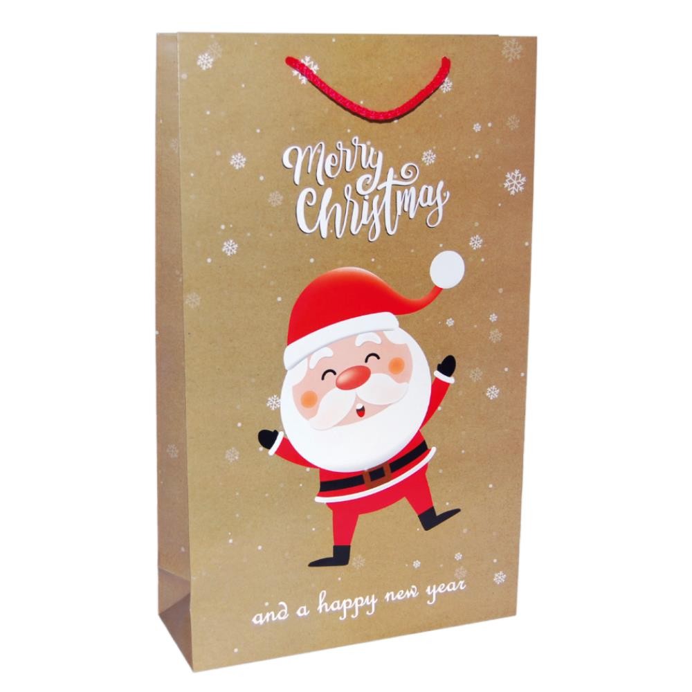 Next χάρτινη τσάντα Santa Claus Υ41x24,5x9εκ