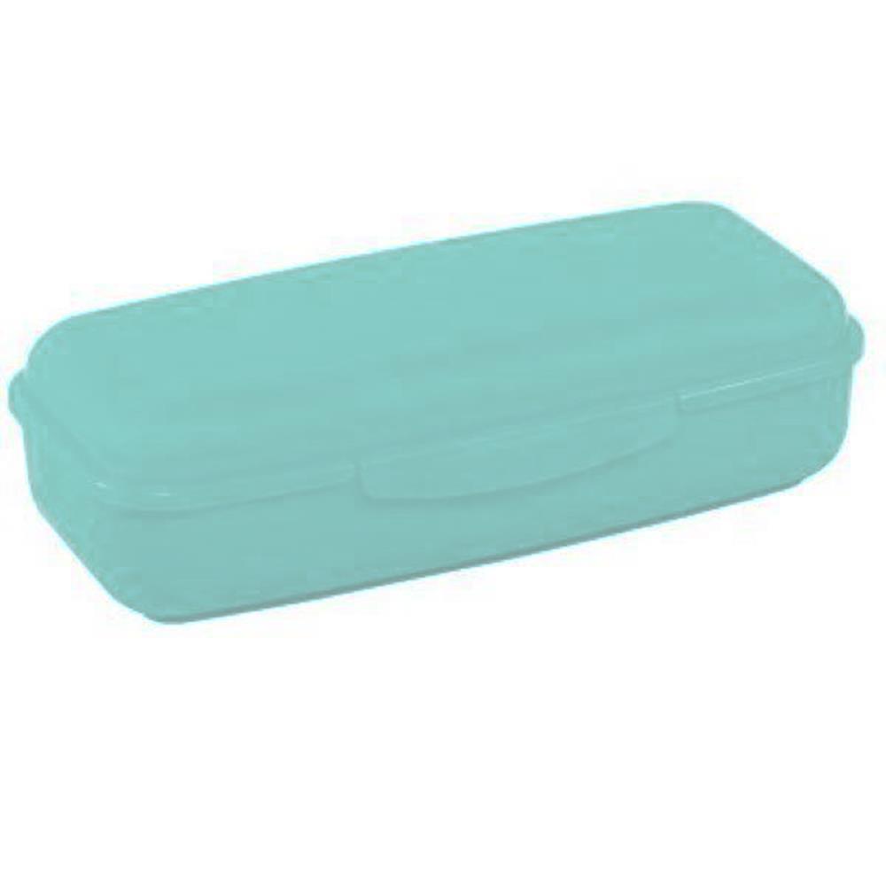 Φαγητοδοχείο μπαγκέτα - μολυβοθήκη πράσινο 1000 ml Υ5,5x25x10εκ.