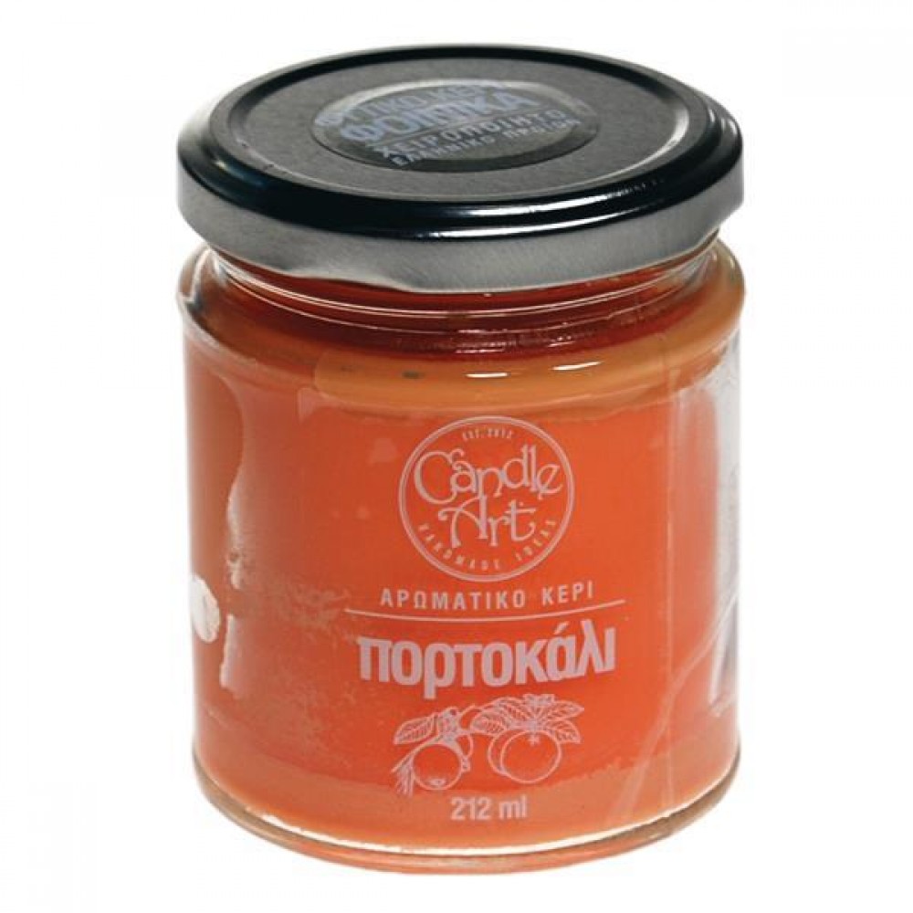 Αρωματικό κερί, 212 ml,  με αιθέρια έλαια πορτοκαλιού