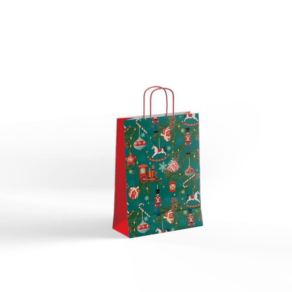 Next χάρτινη τσάντα Xmas Journey Υ35x26x12εκ.