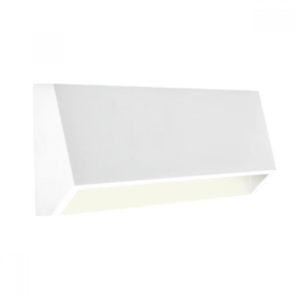 Φωτιστικό επιτοίχιο LED 4W κυρτό  Υ8x22x3,6εκ. Λευκό