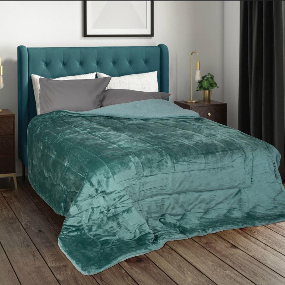 Κουβερτοπάπλωμα υπέρδιπλο "Arizona" mint 220x240εκ.