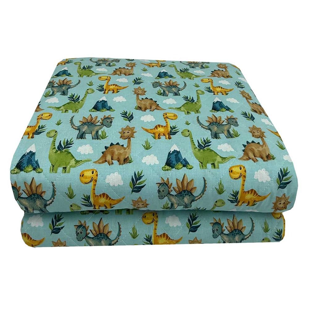 Κουβερλί παιδικό jurrassic από 100% βαμβάκι 160x250εκ.
