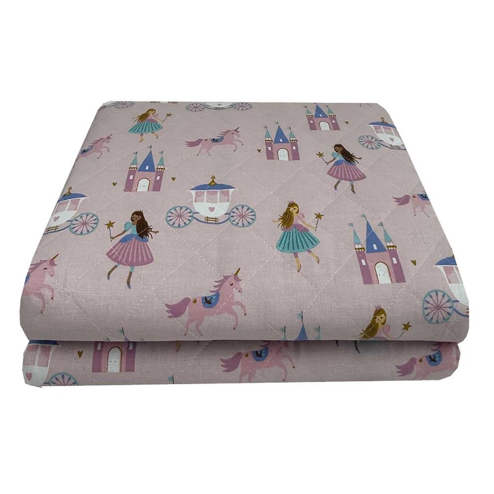 Κουβερλί παιδικό princess από 100% βαμβάκι 160x250εκ.