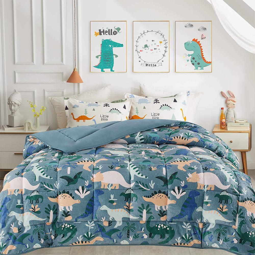 Κουβερτοπάπλωμα παιδικό dinosaurs 160x220εκ.