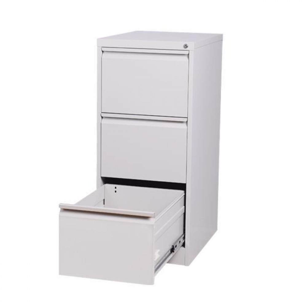 Συρταριέρα κρεμαστών φακέλων Nextdeco γκρι 3 συρτάρια Υ103,1x46x62εκ.