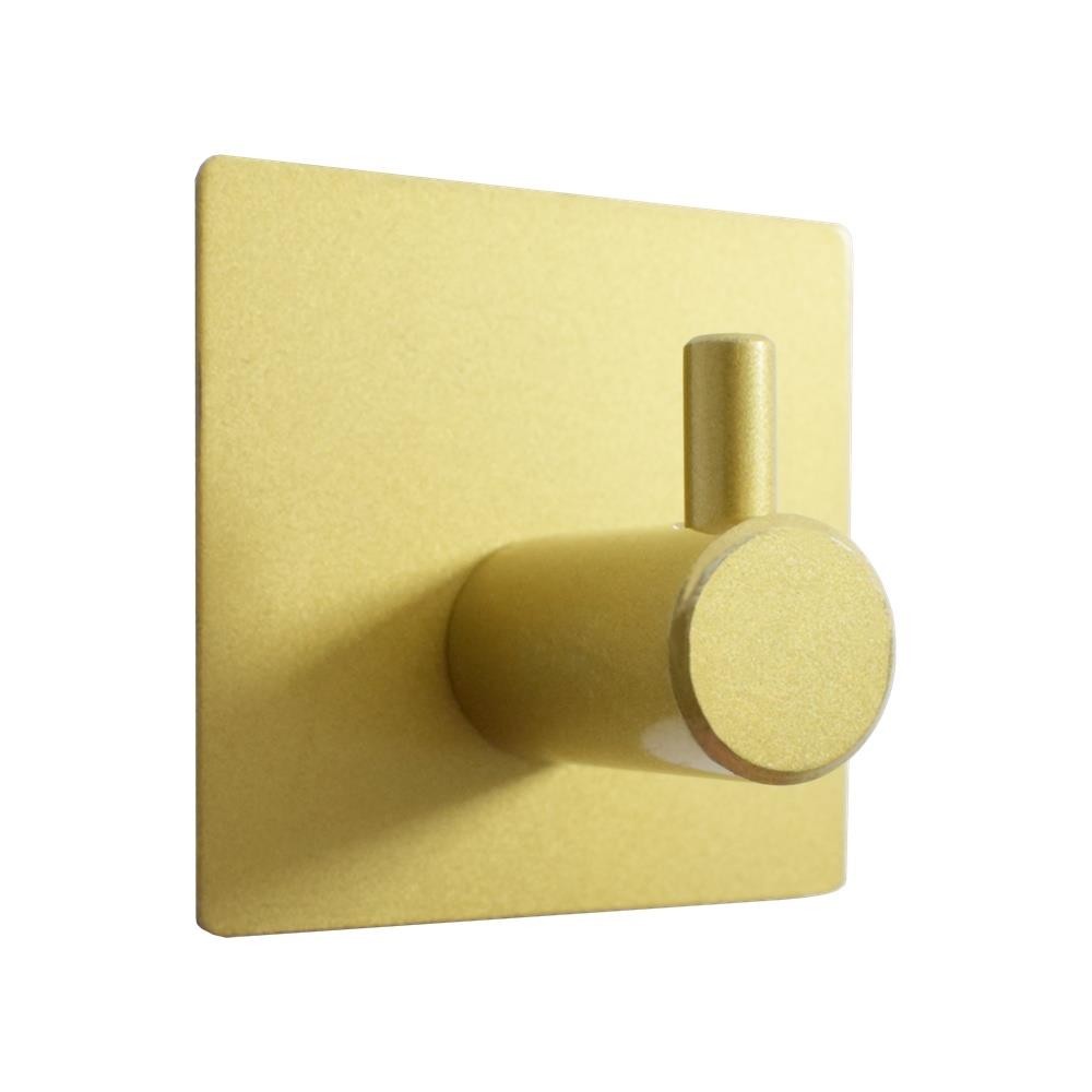 Αυτοκόλλητο άγκιστρο Υ3x4,5x4,5εκ. χρυσό