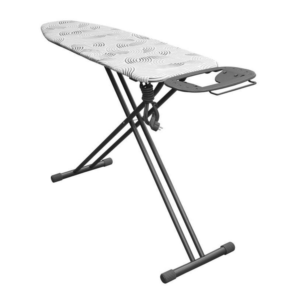 Σιδερώστρα ατμού μεταλλική γκρι 120x38εκ.