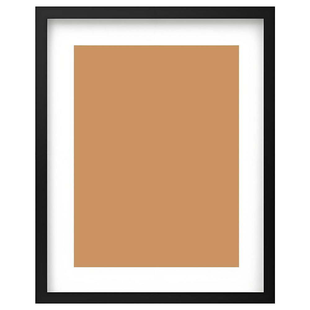 Κορνίζα τοίχου ξύλινη μαύρη με ακρυλικό τζάμι Υ30x21εκ.