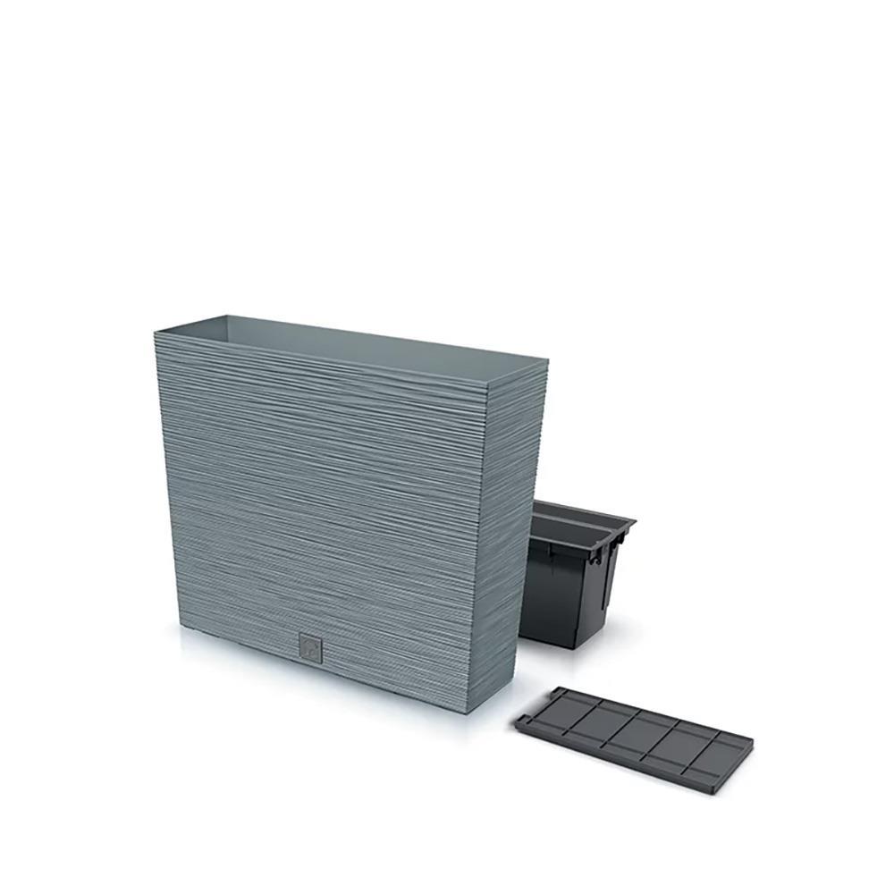 Ζαρντινιέρα - κασπώ Furu γκρι Y49,8x58x18εκ.