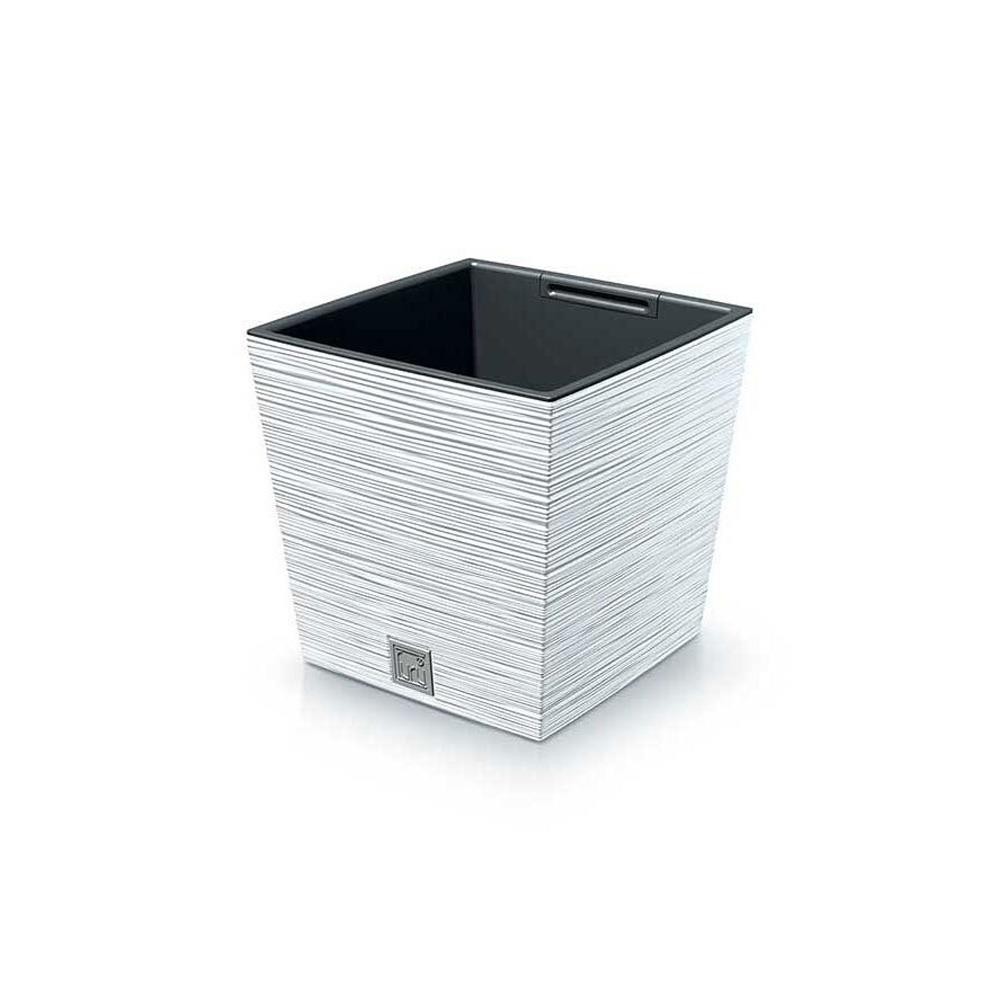 Γλάστρα - κασπώ Furu λευκό Y23,5x24x24εκ.