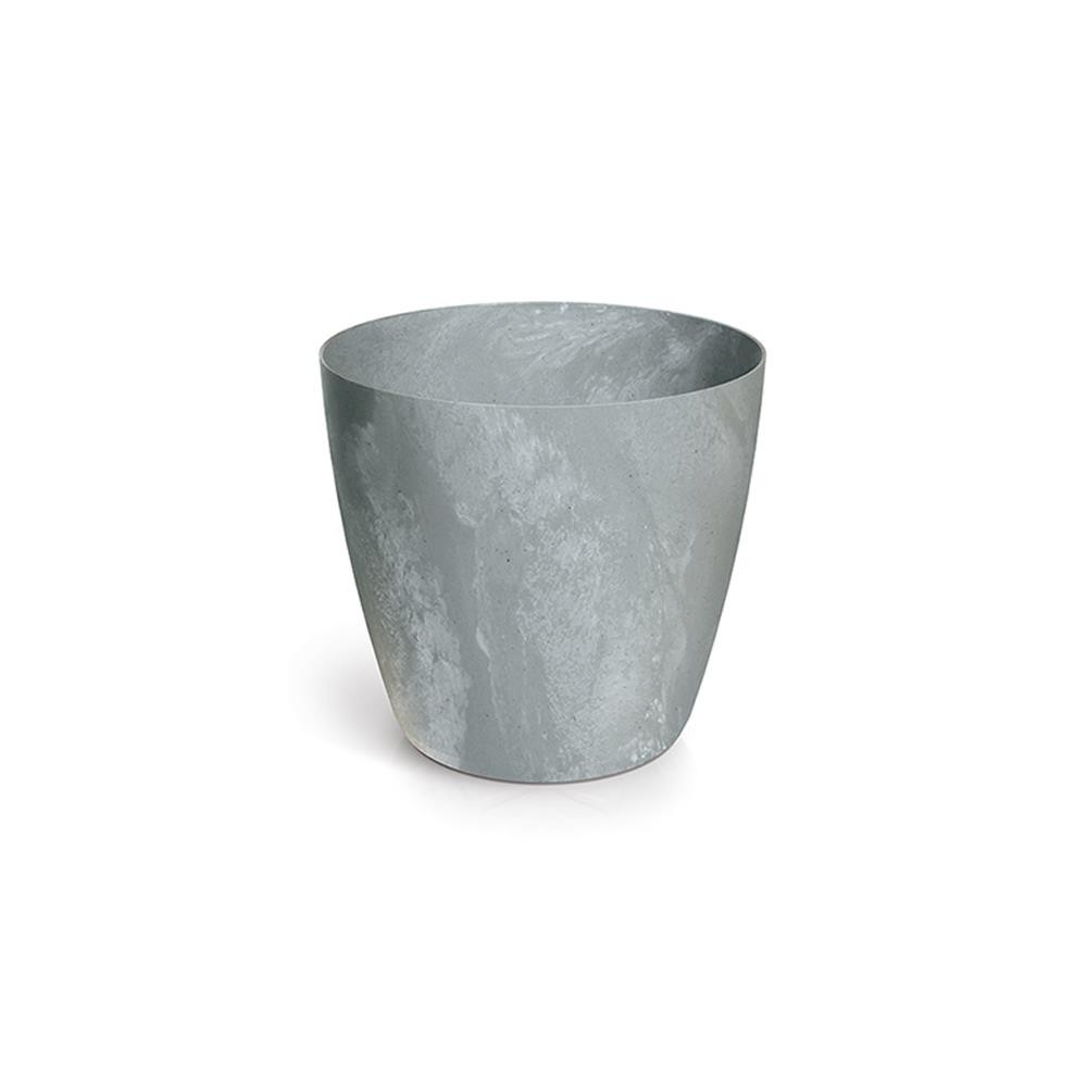 Γλάστρα - κασπώ Beton effect γκρι Y14,5xΦ15,8εκ.