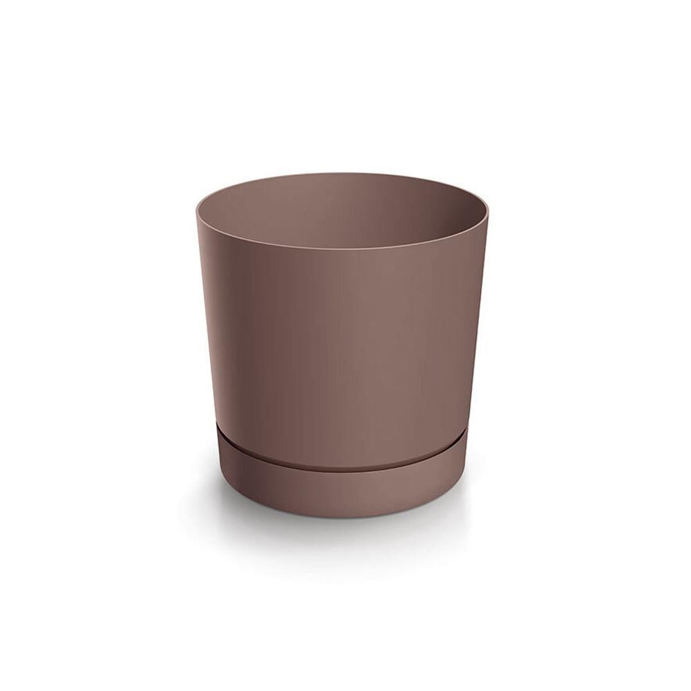 Γλάστρα Tubo καφέ Y17,5xΦ17,8εκ.