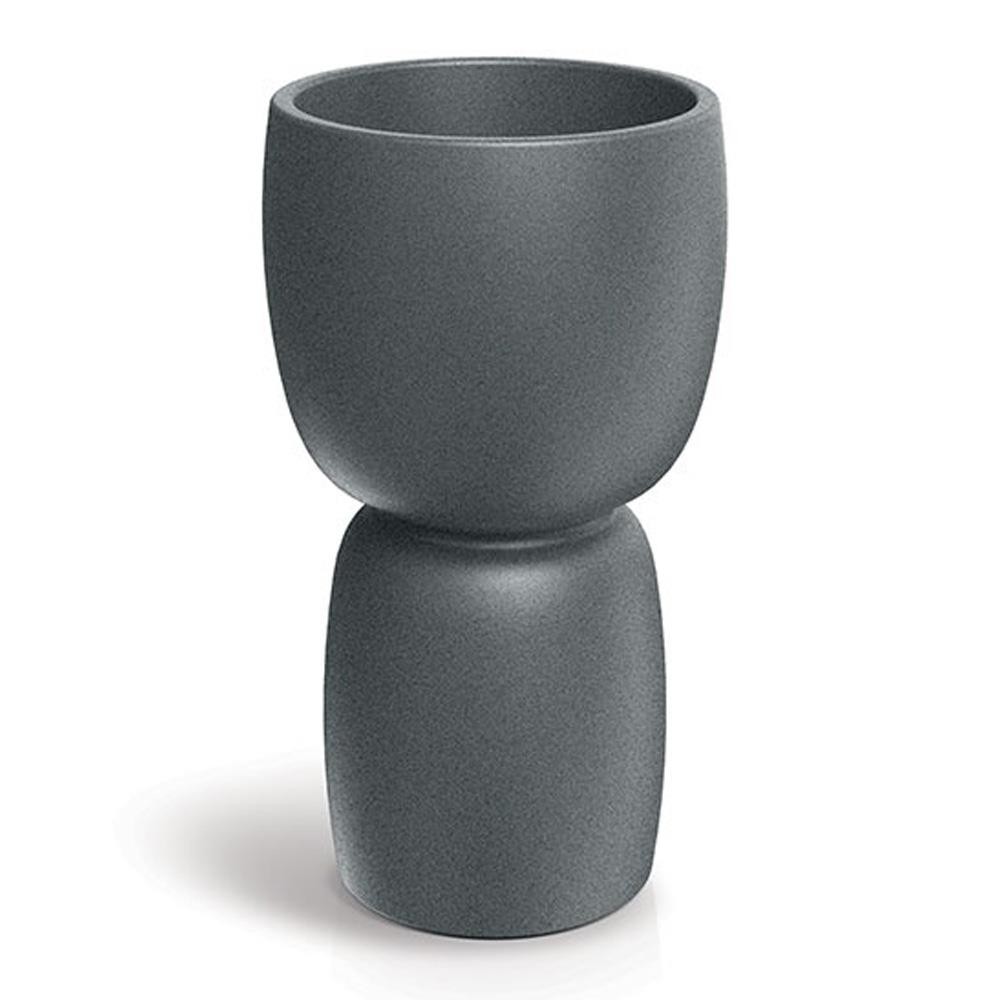 Γλάστρα - κασπώ Duala Slim γκρι Y70xΦ40εκ.