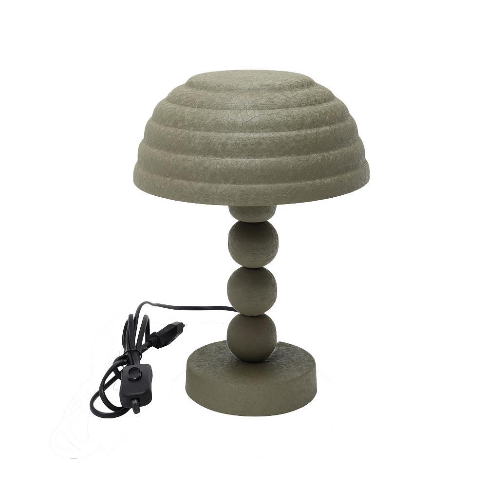 Φωτιστικό επιτραπέζιο μεταλλικό ματ Nextdeco πράσινο Υ29xØ20εκ.