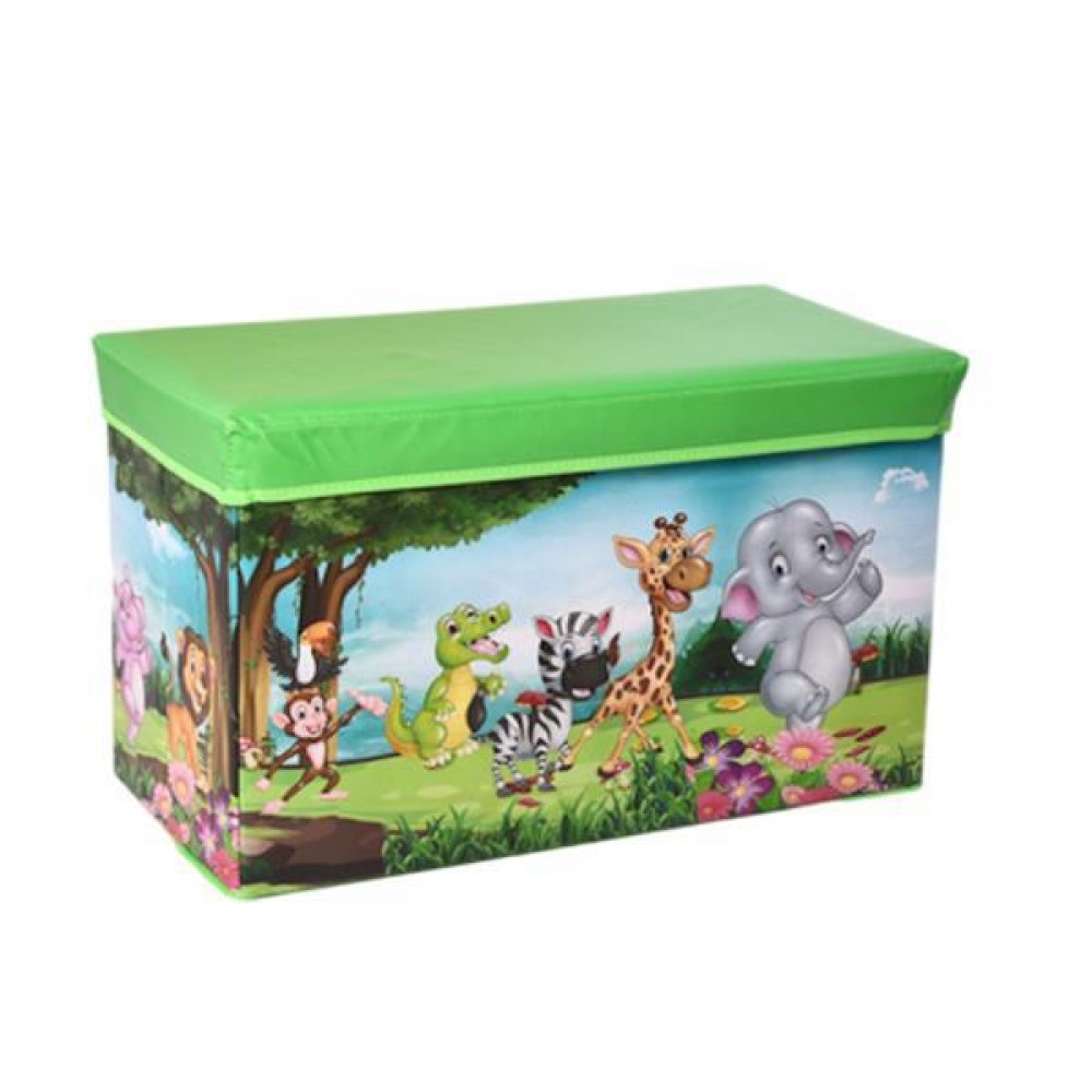 Κουτί αποθήκευσης υφασμάτινο "zoo" Υ35x60x30εκ.