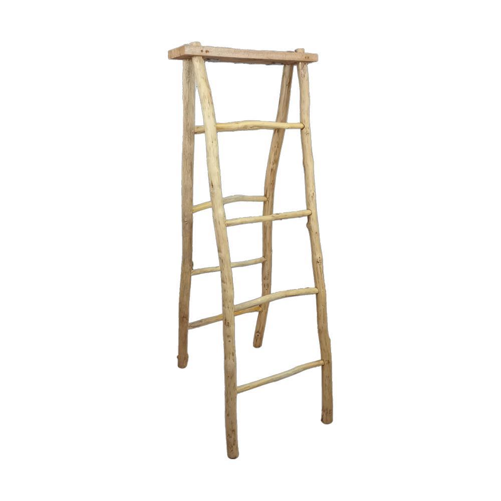 Σκάλα - Κρεμάστρα Nextdeco ανακυκλωμένο  ξύλο teak Υ150xΜ53xΠ65/12xεκ