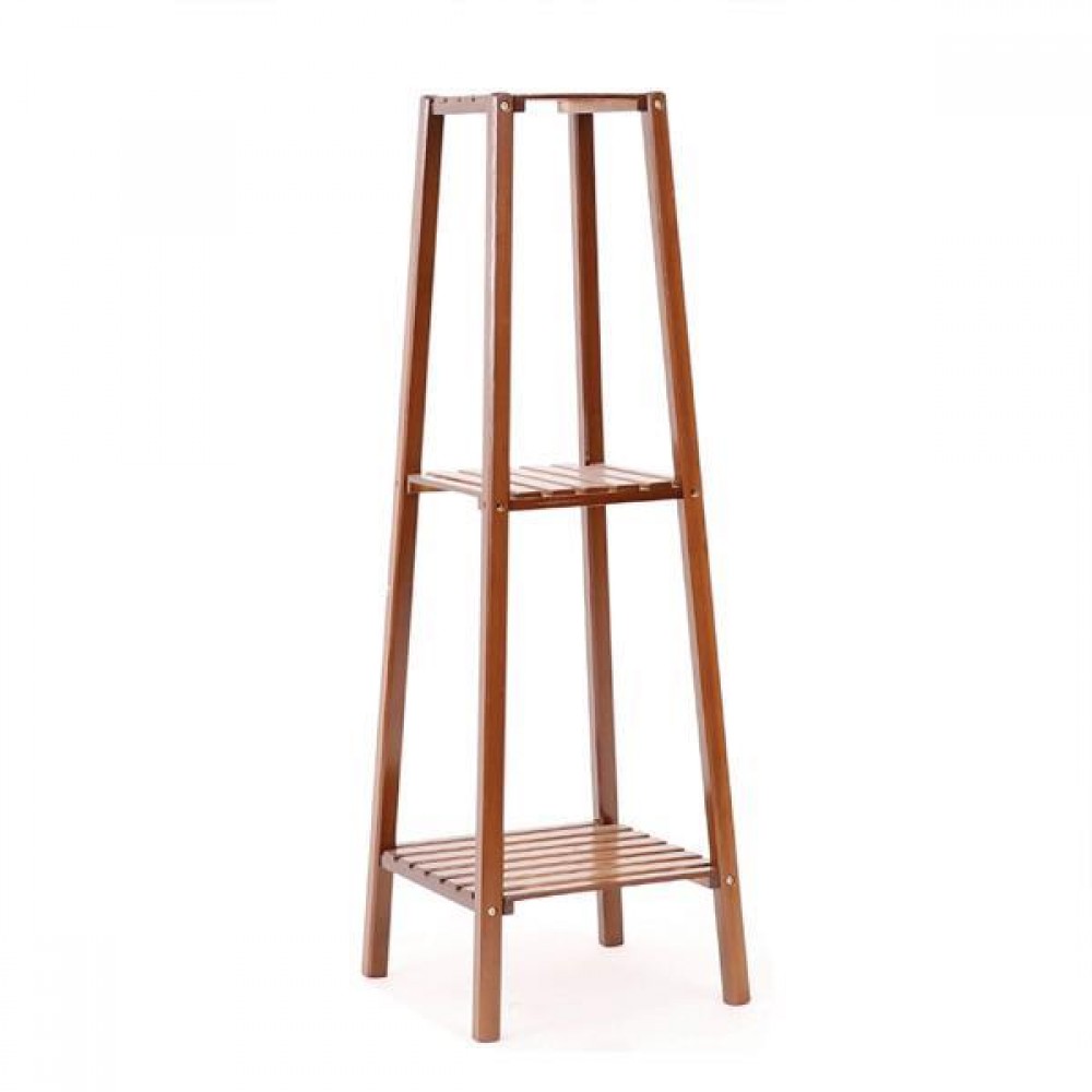 Ανθοστήλη ξύλινη 3 επιπέδων Υ100x32x32εκ.