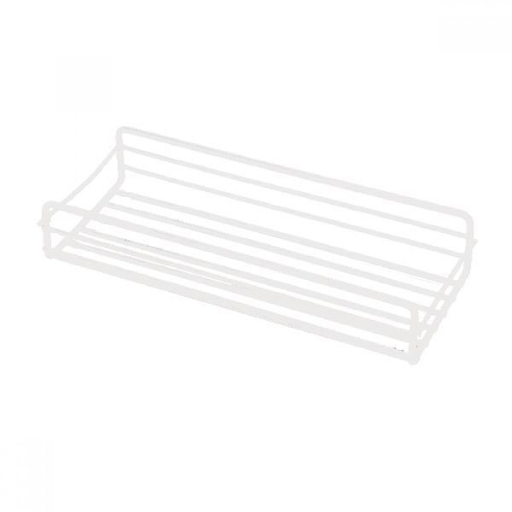 Ράφι οργάνωσης επιτοίχιο μεταλλικό λευκό Υ5x26,5x10,5εκ.
