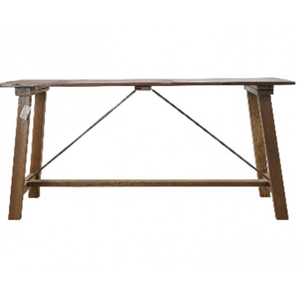 Κονσόλα Nextdeco Tribeca ανακυκλωμένο ξύλο teak - mahoni Υ80x100x40εκ.