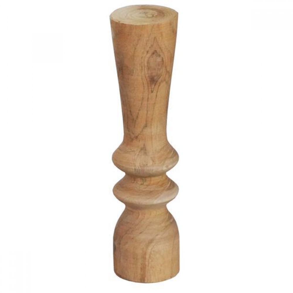 Κηροπήγιο Nextdeco Tribeca ανακυκλωμένο ξύλο teak Ø6x25εκ.