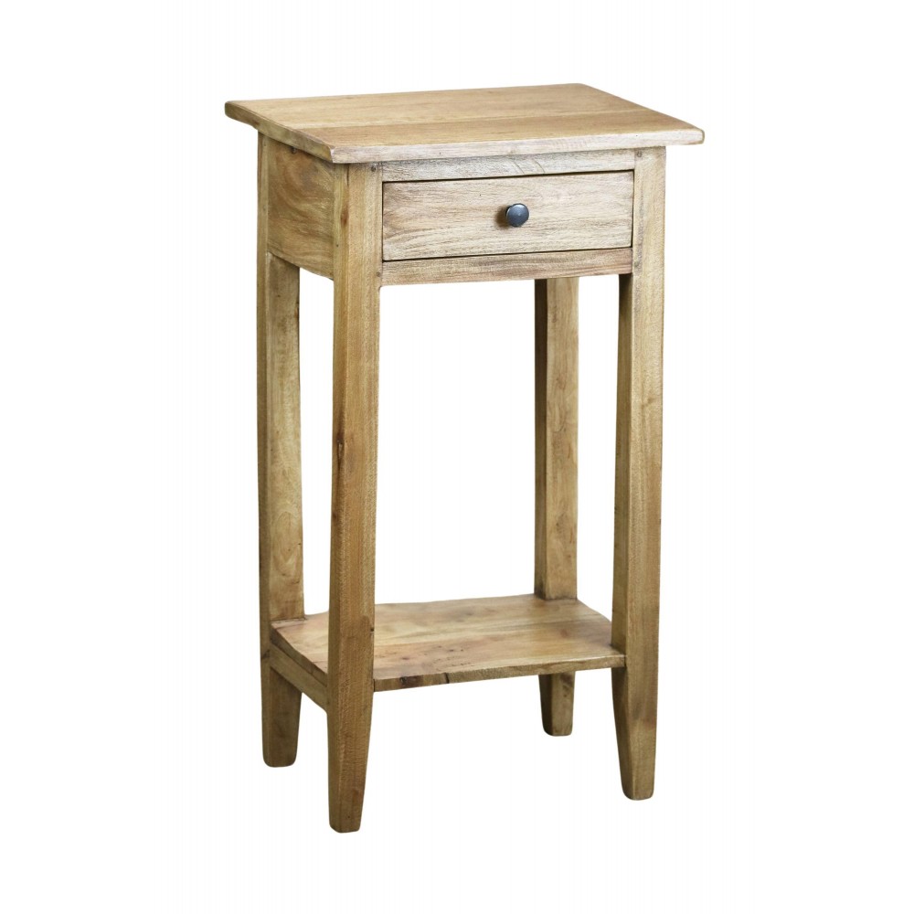 Κομοδίνο Nextdeco ανακυκλωμένο ξύλο mahoni Υ52xM34xΠ25εκ