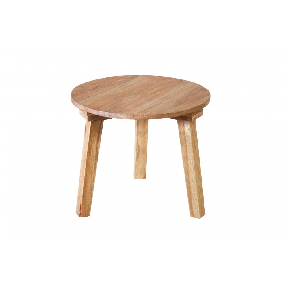 Τραπεζάκι Nextdeco ανακυκλωμένο ξύλο mahoni Υ45Ø40εκ