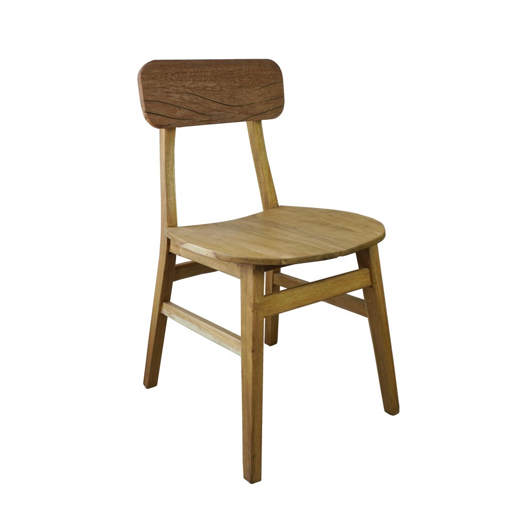 Καρέκλα Nextdeco Novia ανακυκλωμένο ξύλο mahoni Υ80xM52xΠ40εκ