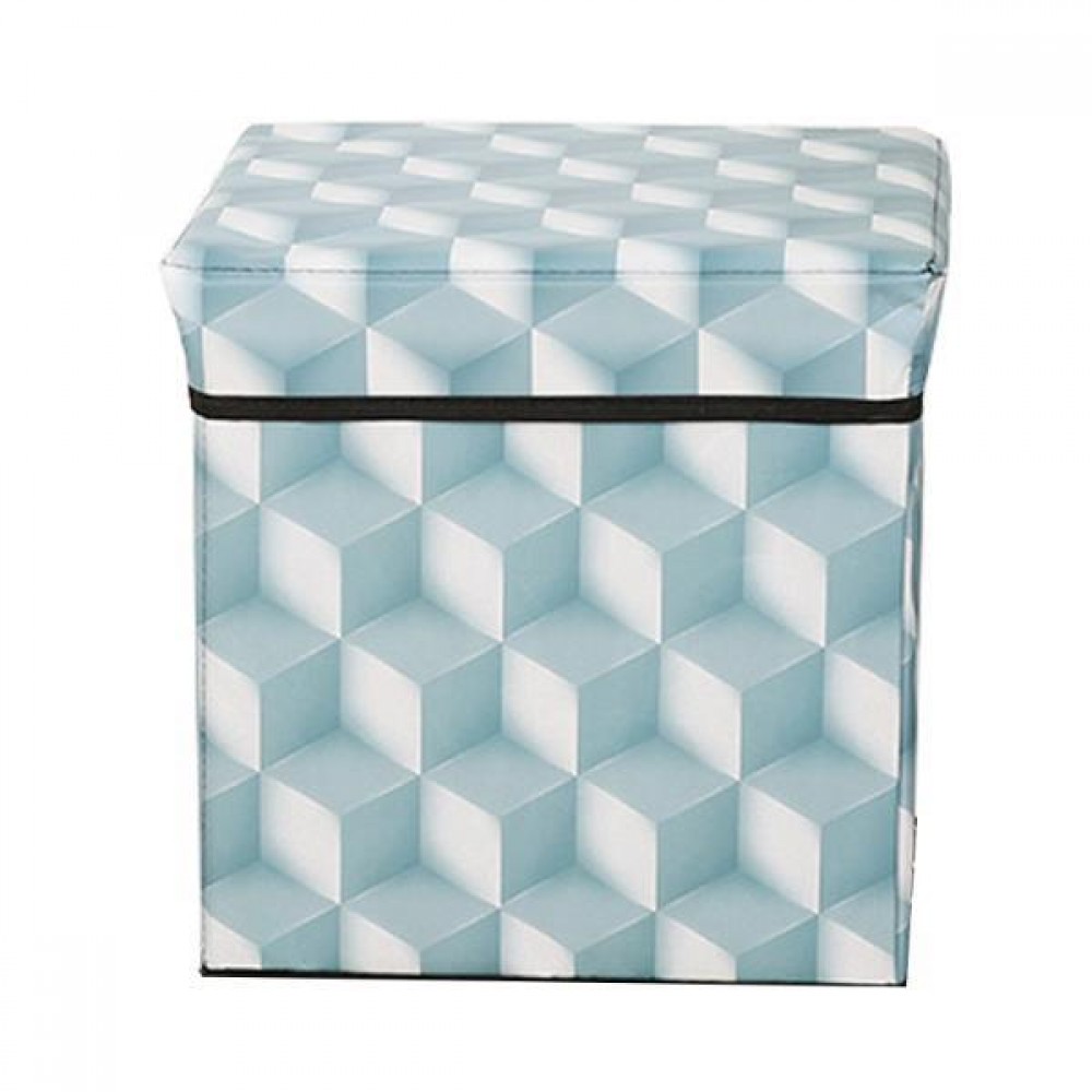 Σκαμπό-κουτί αποθήκευσης κύβοι Υ30x30x30εκ.