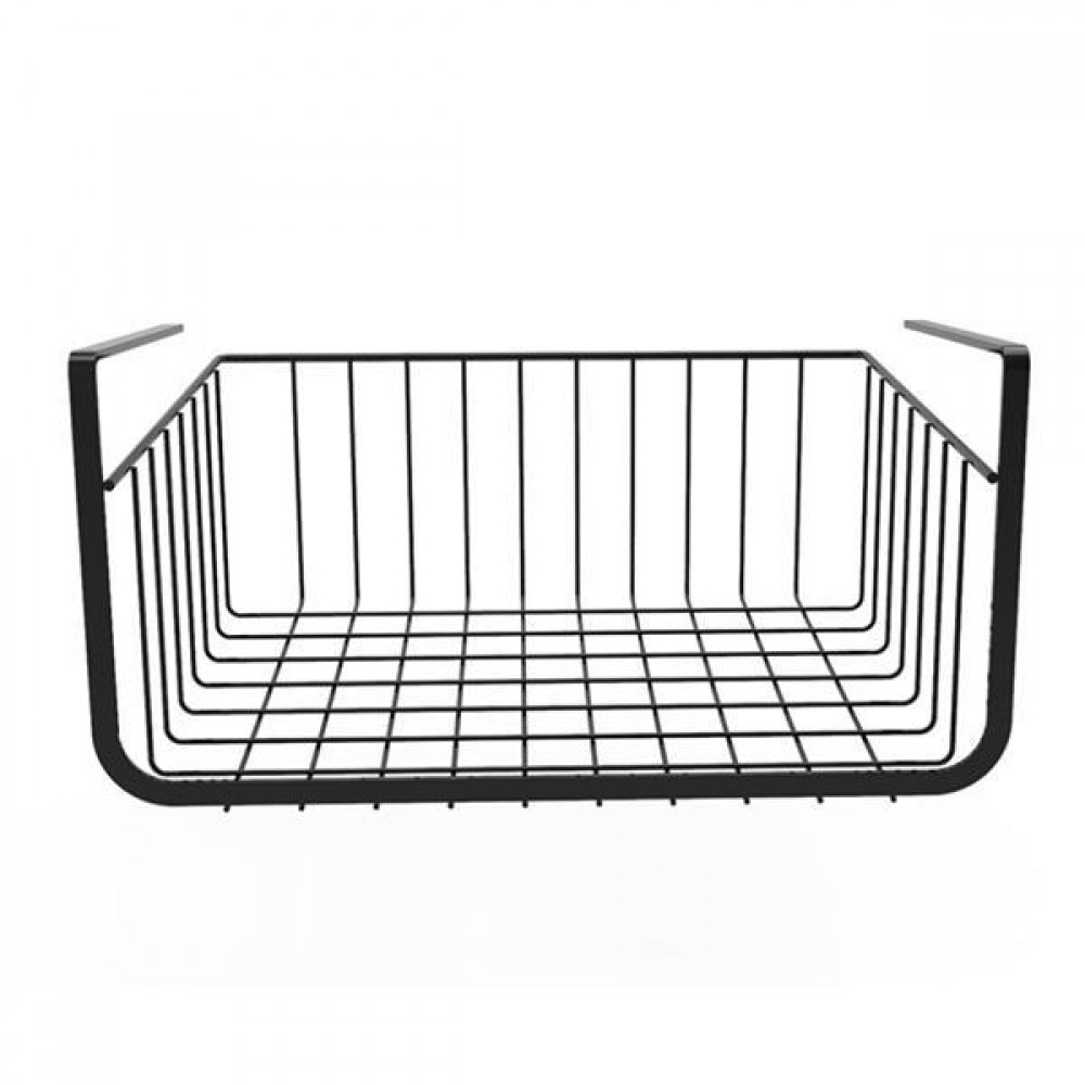 Καλάθι κρεμαστό ντουλάπας Nextdeco μαύρο Υ14x41x25εκ.