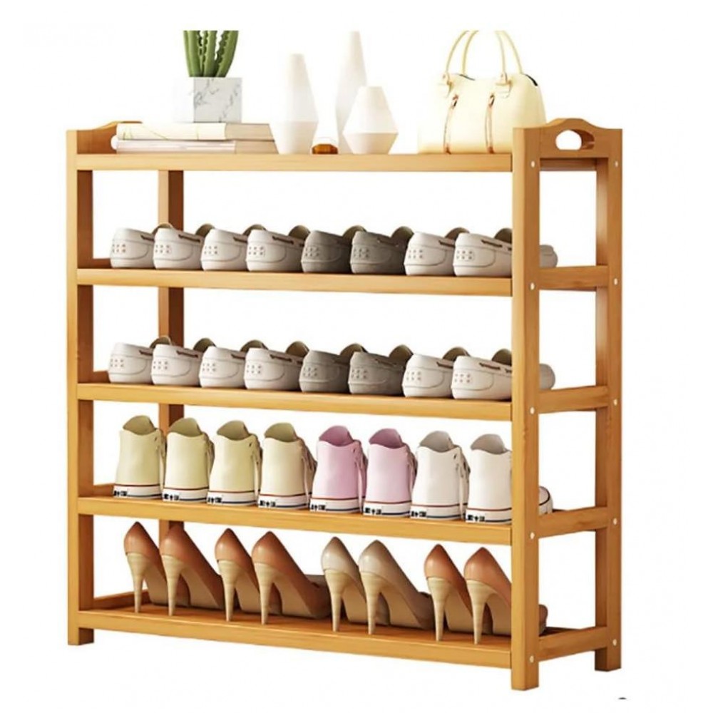 Παπουτσοθήκη Nextdeco από μπαμπού 5 επιπέδων Υ79x68x23εκ.
