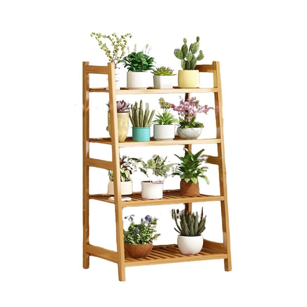 Ανθοστήλη Nextdeco μπαμπού 4 επιπέδων Υ115x50x40εκ.