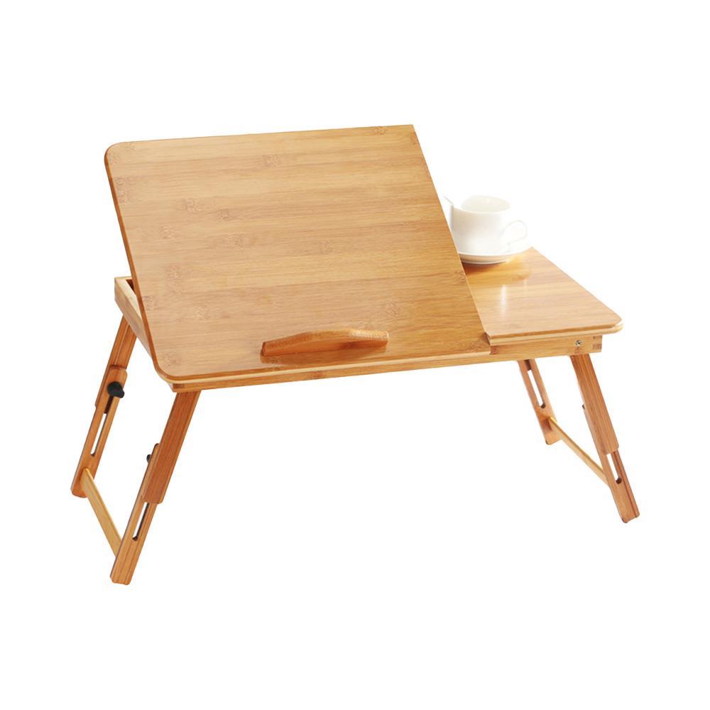 Γραφείο λάπτοπ επιτραπέζιο αναδιπλούμενο Nextdeco ξύλινο Υ19,5-27x54,5x34,5εκ.