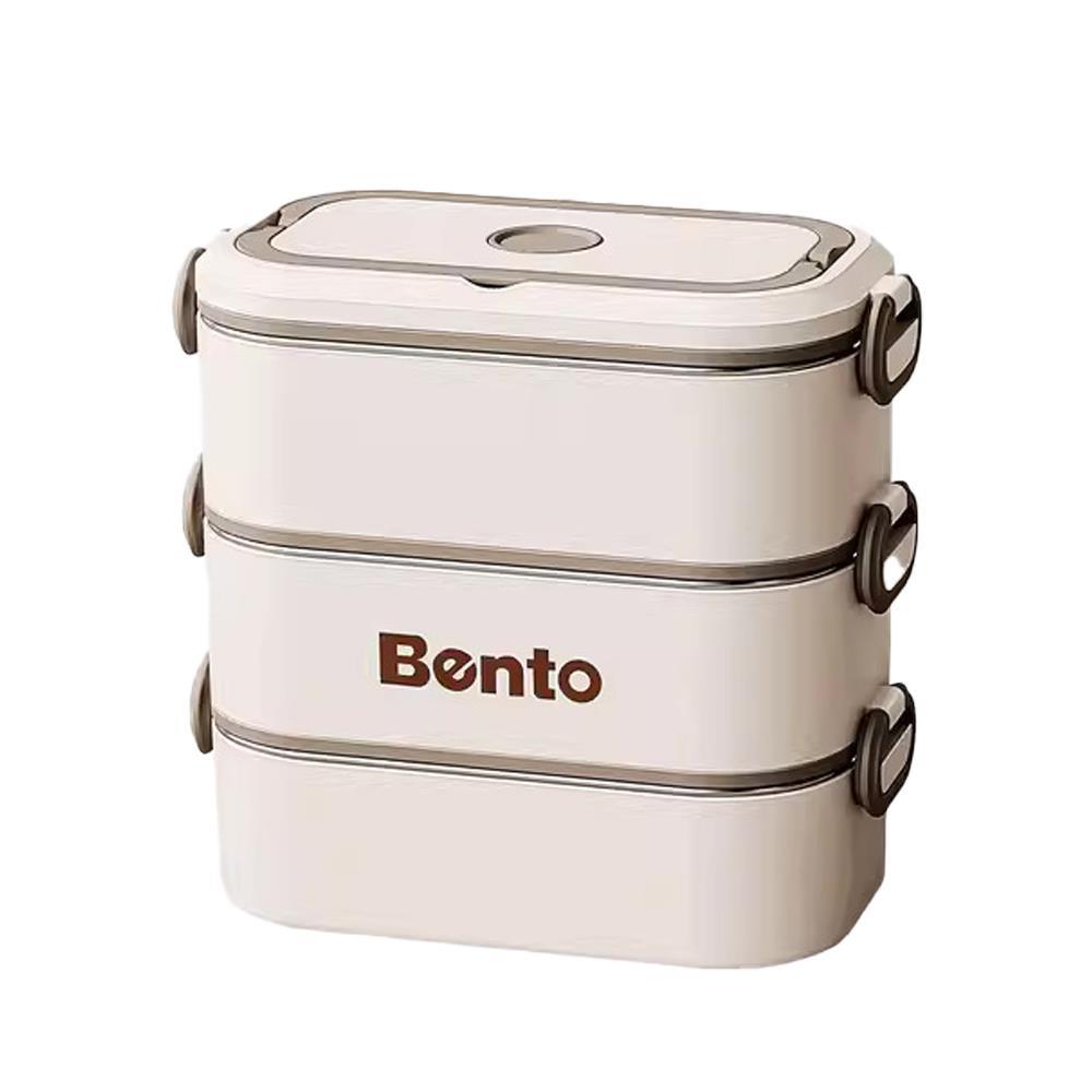 Σετ 3 lunch box inox 2550ml