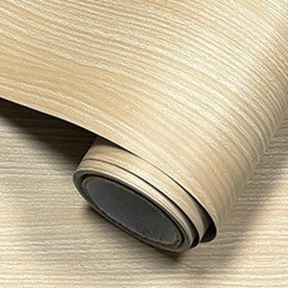 Αυτοκόλλητο διακοσμητικό ρολό με όψη ανοιχτό ξύλο 60x300εκ.