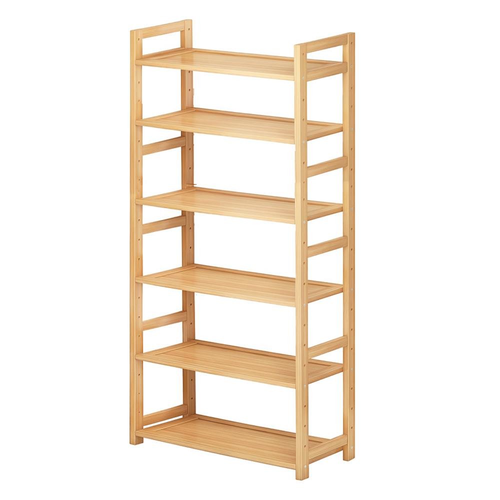 Βιβλιοθήκη Nextdeco από μπαμπού 6 επιπέδων Υ155x70x25εκ.