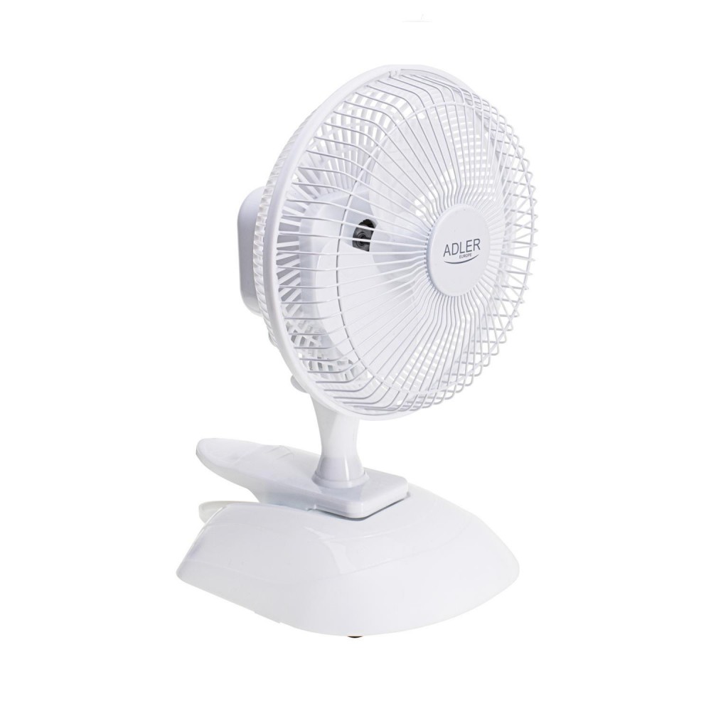 Ανεμιστήρας με κλιπ Adler 30W Φ15εκ. λευκός