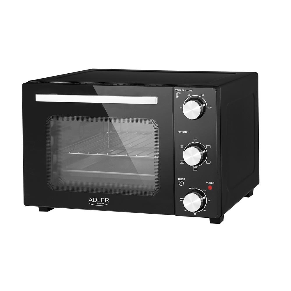 Ηλεκτρικό φουρνάκι Adler με αέρα 22lt 1300W μαύρο