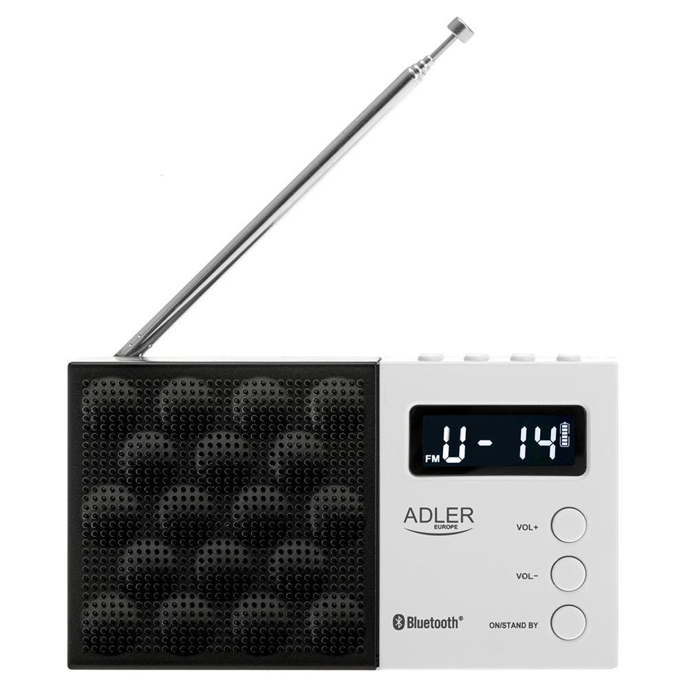 Φορητό ψηφιακό ραδιόφωνο Adler FM Bluetooth USB/SD
