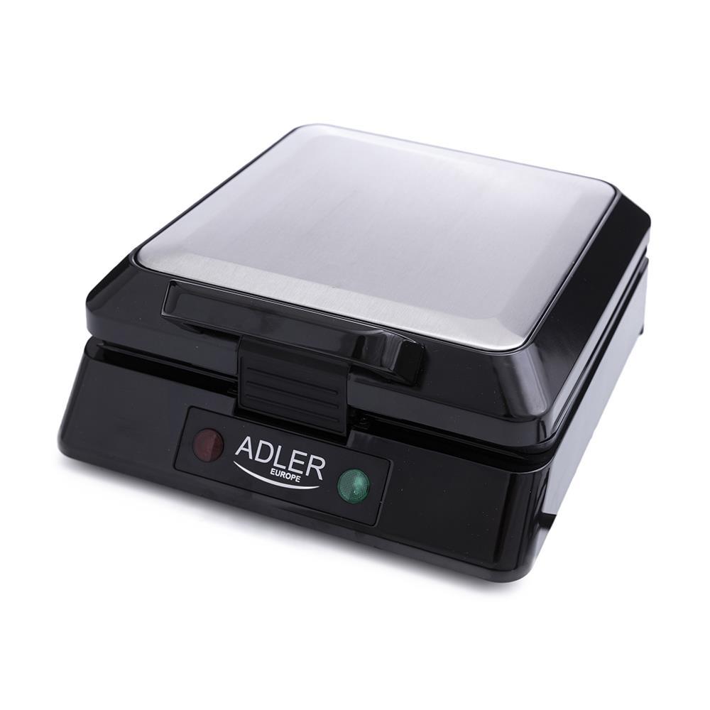 Βαφλιέρα Adler για 4 τετράγωνες βάφλες 1500W