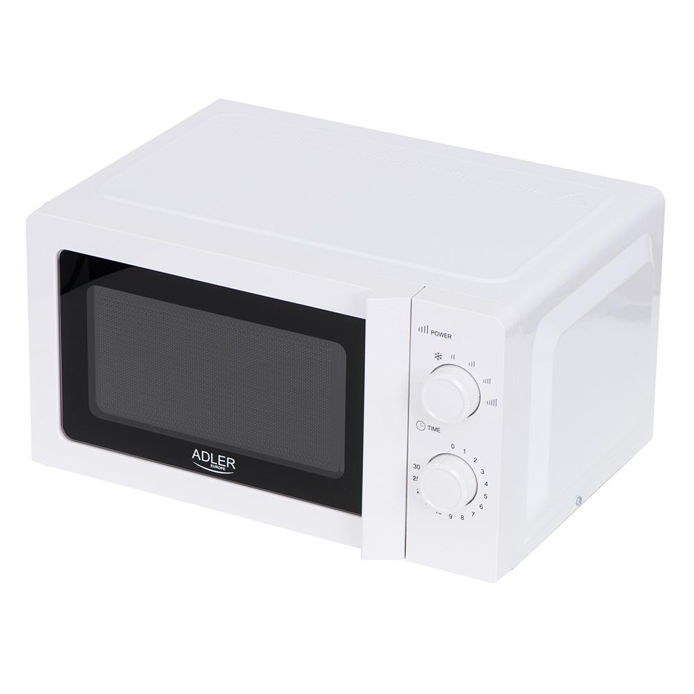 Φούρνος μικροκυμάτων Adler 20lt 700W λευκός