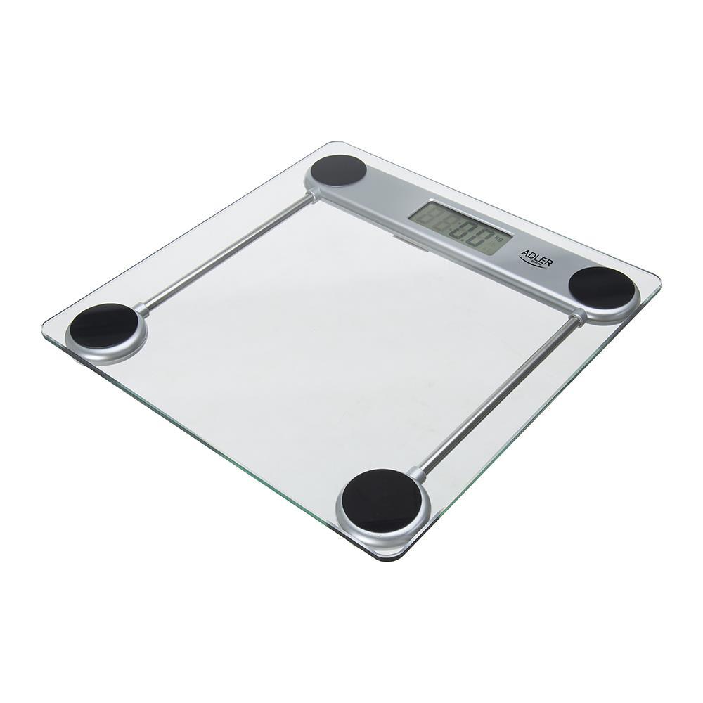 Ηλεκτρονική ζυγαριά μπάνιου Adler γυάλινη έως 150kg