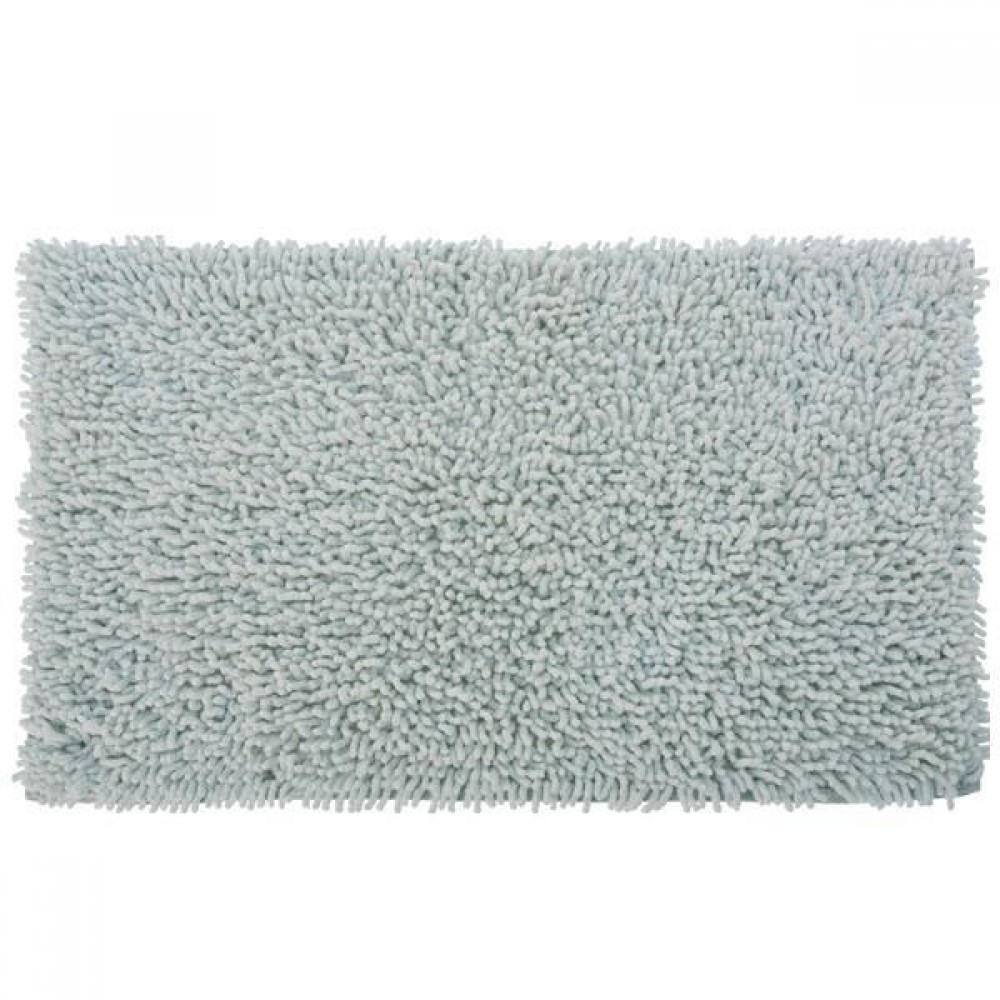 Χαλάκι μπάνιου Shaggy IΙ γαλάζιο 45x75εκ.